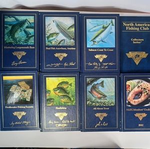 #ST20 Fishing books, cook book & coins(Set) Hard bound